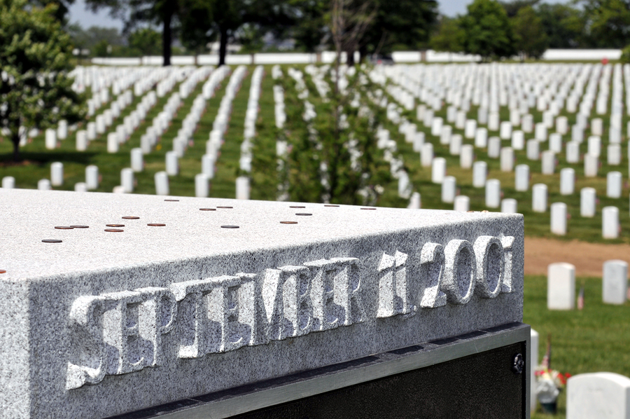 September 11 memorial - "the Pentagon Group Burial Marker" - at